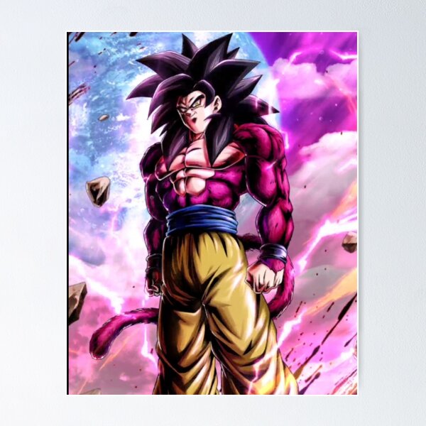 DRAGON FIST!! - Super Saiyan 4 Goku | Poster