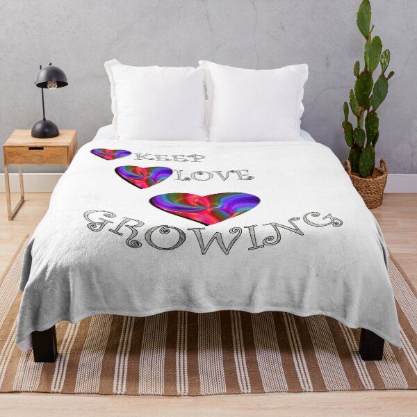 Item preview, Inspirational Quote Keep Love Growing, Beautiful Message, Apparel, Home Decor & Gifts designed and sold by Cute & Sassy Custom Gifting Boutiques.