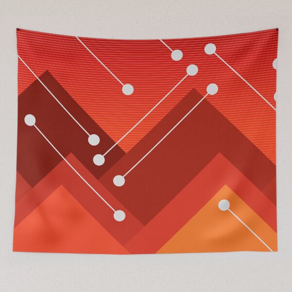 Item preview, Triangles Red Background designed and sold by Irina Polyanskaya.