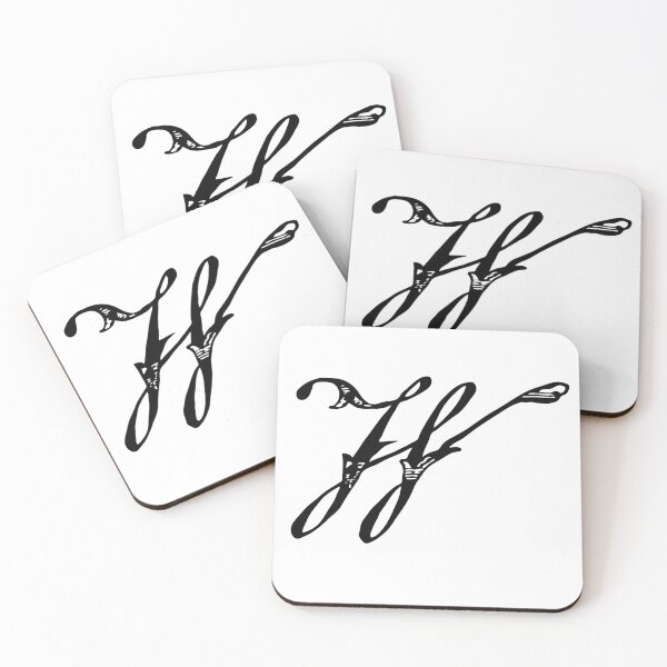Item preview, Vintage Stylish Black and White Monogram Letter W designed and sold by Vintage-TM.