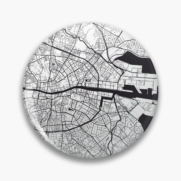 Item preview, Dublin Map City Map Poster Black and White, USA Gift Printable, Modern Map Decor for Office Home Living Room, Map Art, Map Gifts designed and sold by 44spaces.