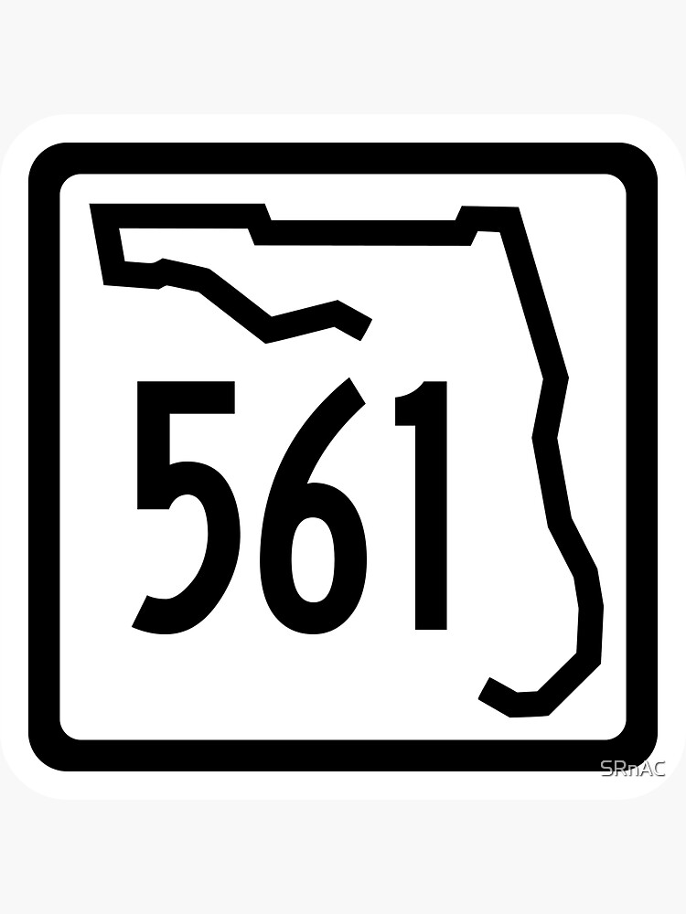 Florida State Route 561 (Area Code 561) by SRnAC