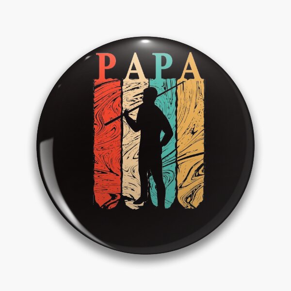 Item preview, Vintage Retro Billiard Papa Shirt Funny Dad/Father's Day T-Shirt designed and sold by Smart Side.