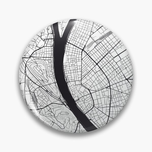 Item preview, Budapest Map City Map Poster Black and White, USA Gift Printable, Modern Map Decor for Office Home Living Room, Map Art, Map Gifts designed and sold by 44spaces.