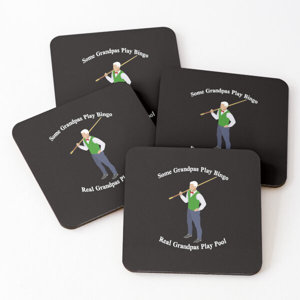Item preview, Some Grandpas Play Bingo Real Grandpas Play Pool - Mens Billiards Grandpa Shirt designed and sold by Smart Side.