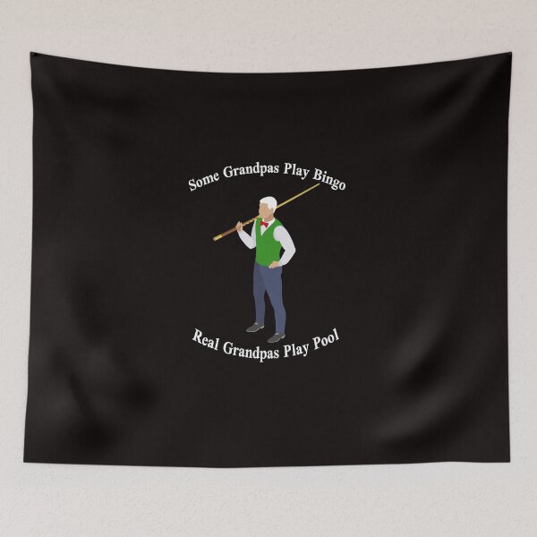 Item preview, Some Grandpas Play Bingo Real Grandpas Play Pool - Mens Billiards Grandpa Shirt designed and sold by Smart Side.