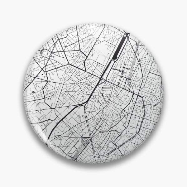 Item preview, Brussels Map City Map Poster Black and White, USA Gift Printable, Modern Map Decor for Office Home Living Room, Map Art, Map Gifts designed and sold by 44spaces.
