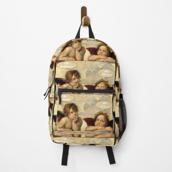 Item preview, Bored Angels, Raffaello Sanzio Raphael, Two Cherubs (detail of the Sistine Madonna), (c.1512 -1514) designed and sold by Calliope ❤️.