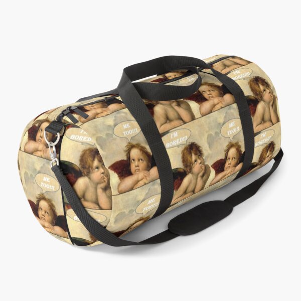 Item preview, Bored Angels, Raffaello Sanzio Raphael, Two Cherubs (detail of the Sistine Madonna), (c.1512 -1514) designed and sold by Calliope ❤️.