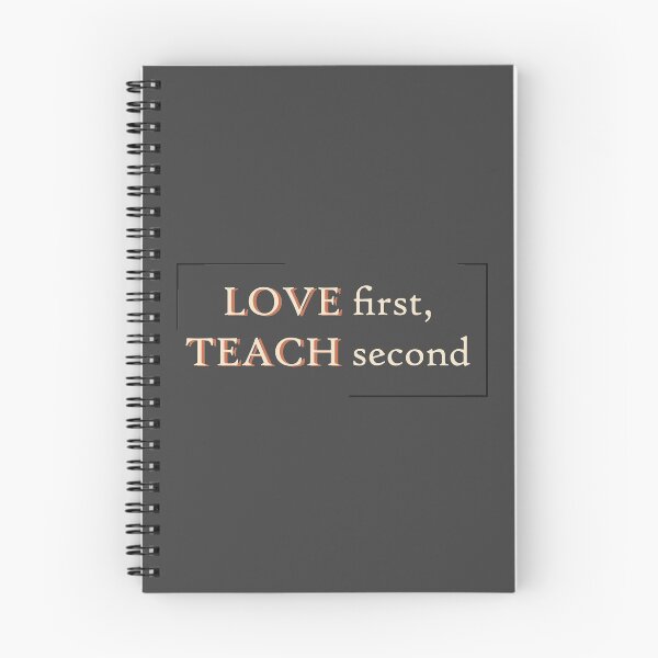 Item preview, Love first teach second designed and sold by aujuwara.