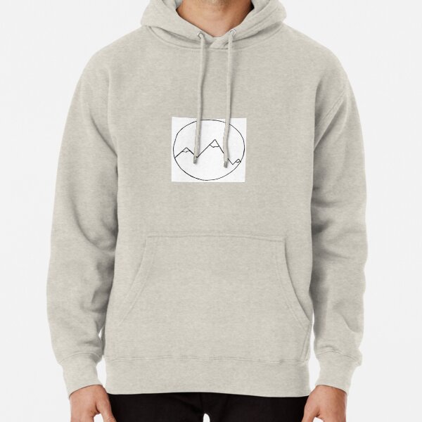 Simple Mountains Pullover Hoodie