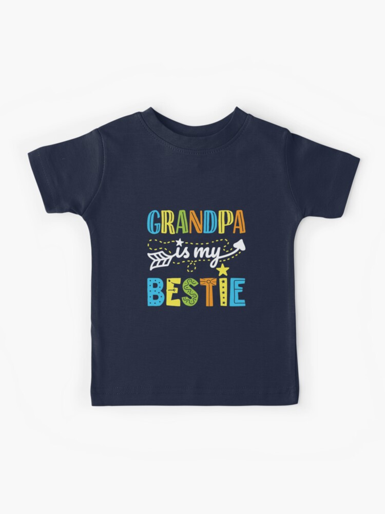 Toddler/Kids Raglan T-Shirt of Course I Have A Bestie Its My Grandpa Toddler/Kids Raglan T-Shirt of Course I Have A Bestie Its My Grandpa