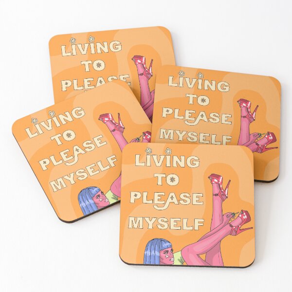 Item preview, Living to Please, Myself designed and sold by salldesigns.