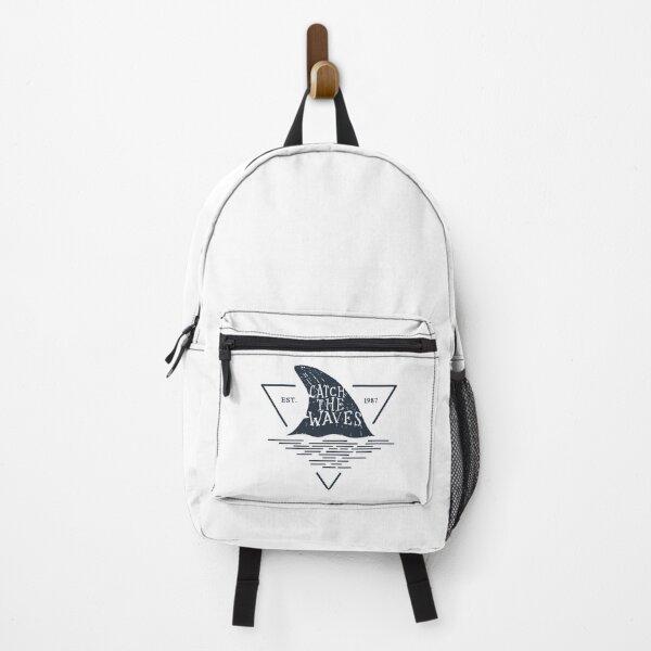 Item preview, Shark Fin. Catch The Waves. Motivational Quote. Creative Illustration designed and sold by Sloth Astronaut.