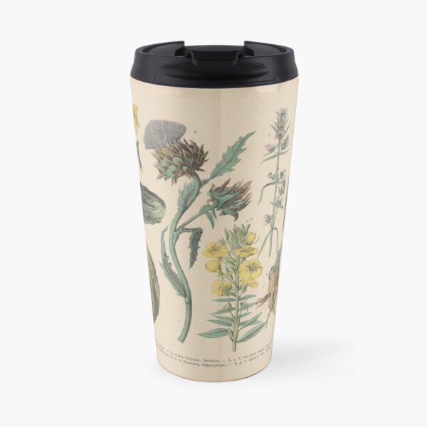 Vintage botanical illustration Travel Mug