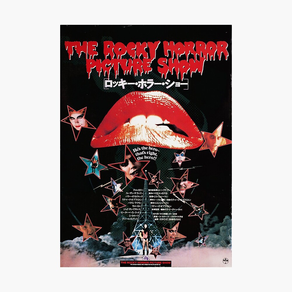 Rocky Horror Picture Show Japanese Release Poster By Ruxness Redbubble