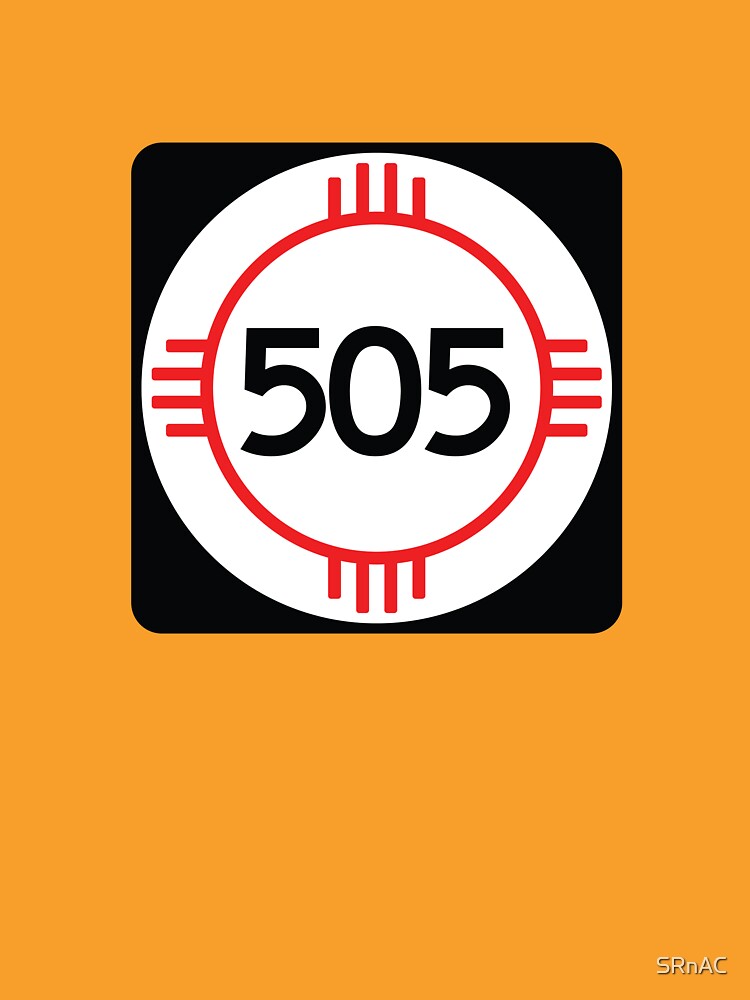 new-mexico-state-route-505-area-code-505-t-shirt-by-srnac-redbubble