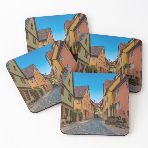 Item preview, Lane of Colourful Houses designed and sold by H-AB.
