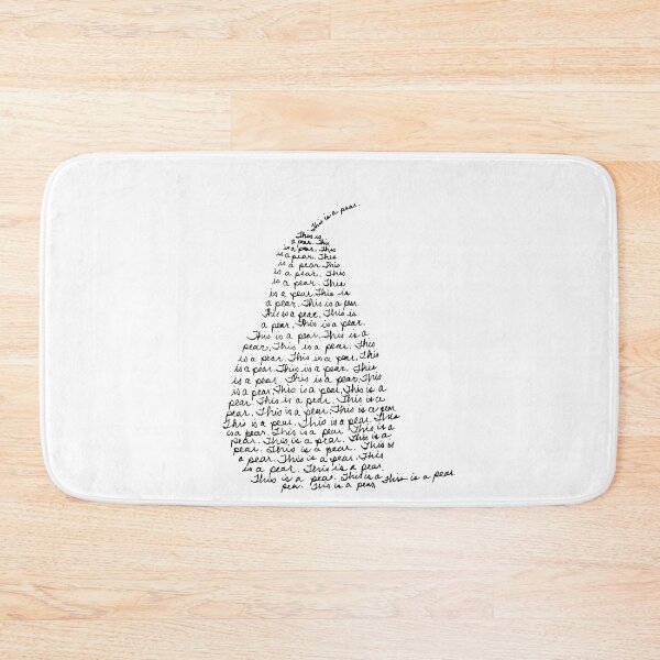 Item preview, Pear Typography Quirky Drawing Text designed and sold by NancyMerkle.