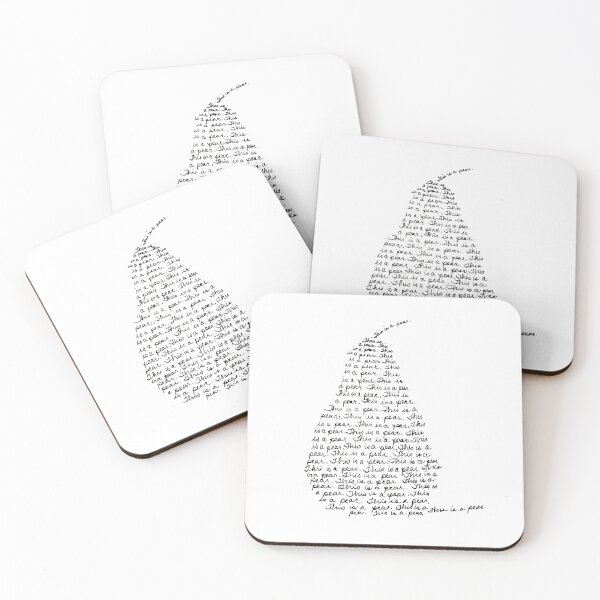 Item preview, Pear Typography Quirky Drawing Text designed and sold by NancyMerkle.
