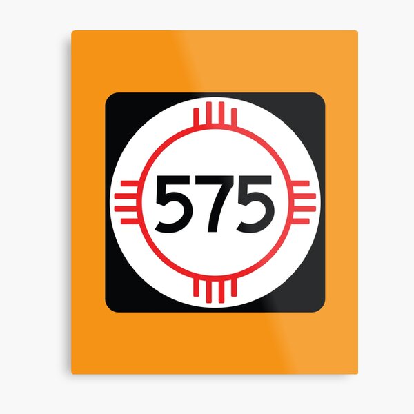 New Mexico State Route 575 (Area Code 575) Metal Print