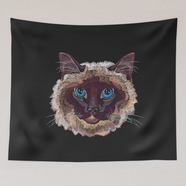Item preview, Embroidery cat designed and sold by matrioshka.