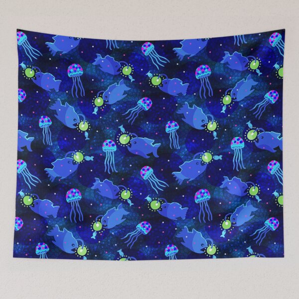 Item preview, Angler Fish  Deep Sea Bioluminescence designed and sold by creativinchi.