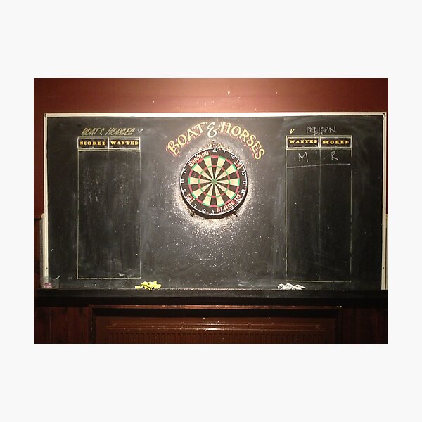 Dart board Photographic Print