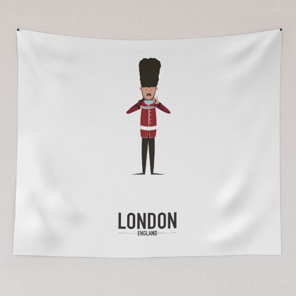 Item preview, The Royal Guard Tea Man Illustration Poster designed and sold by Fernando G..