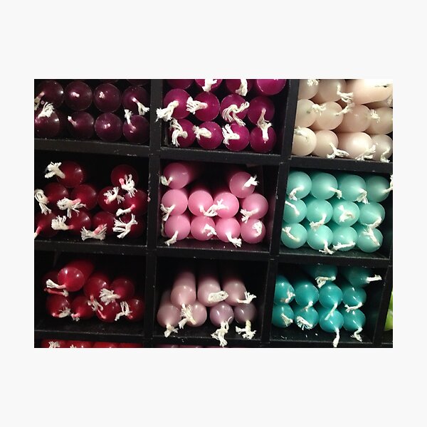 Candles Photographic Print