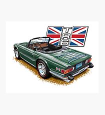 Classic Triumph TR-6 sports car Photographic Print