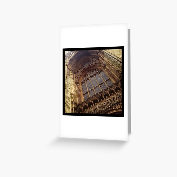 Window - Lincoln Minster Greeting Card