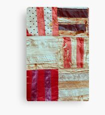 Aged Silk Quilt Canvas Print
