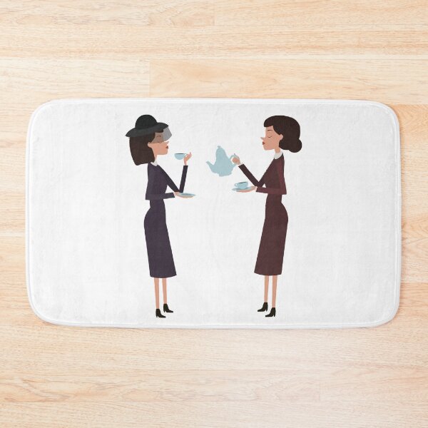 Item preview, Tea Ladies London Illustration Poster designed and sold by Fernando G..