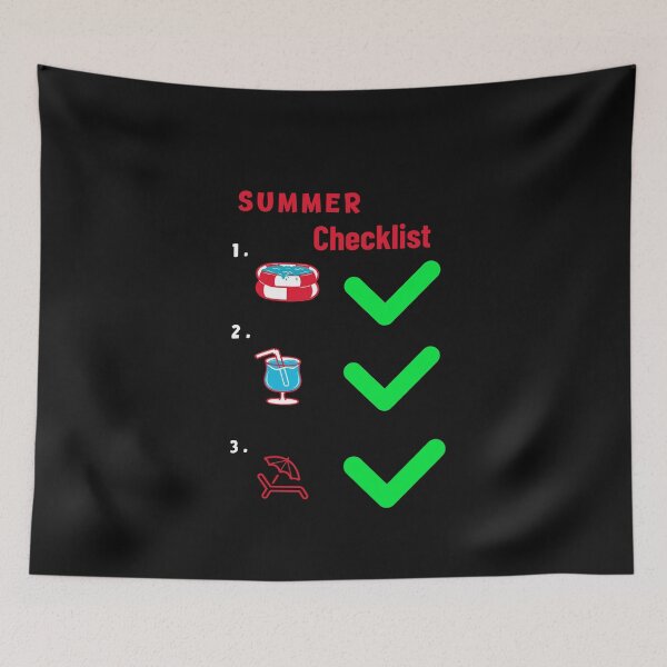 Item preview, Summer Checklist designed and sold by DifferenceMaker.