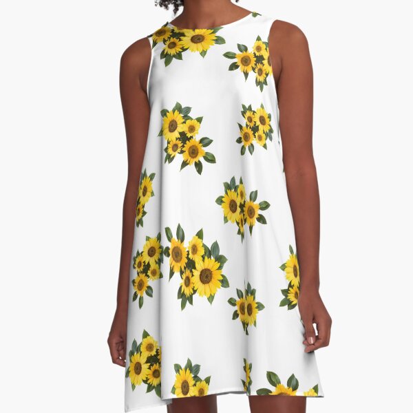 dress with sunflowers