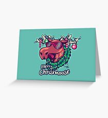 Merry Chrismoose Greeting Card