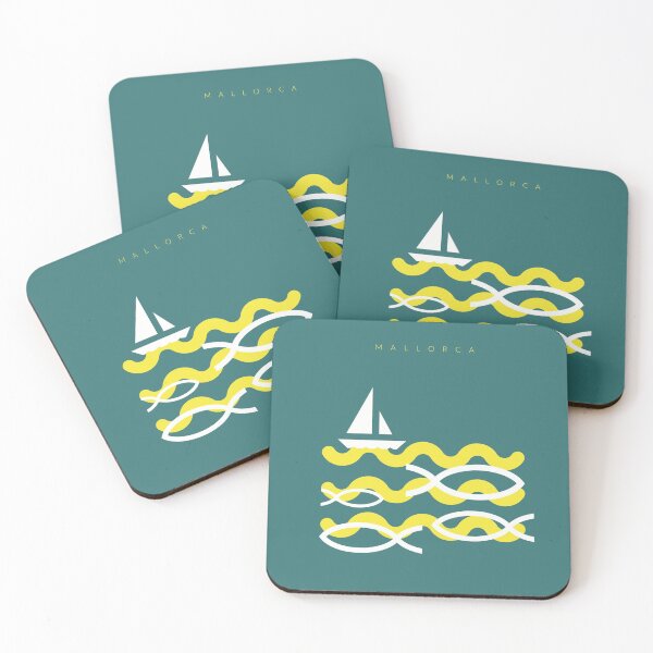 Item preview, MALLORCA  - TRAVEL - FISH - MEDITERRANEAN POSTER  designed and sold by Tropical Blood.