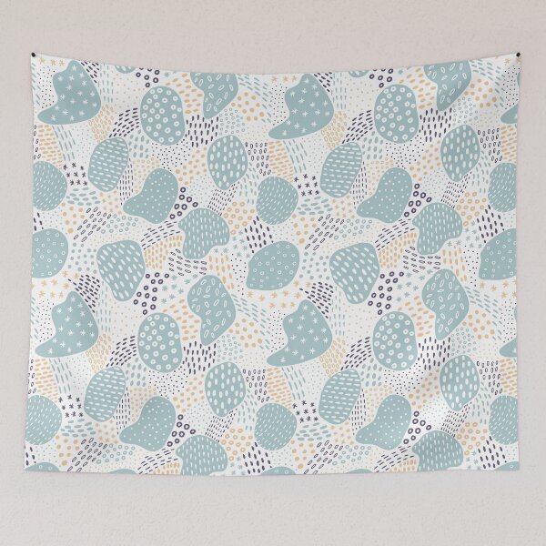 Item preview, Coastal Grandmother Abstract Pebbles  designed and sold by creativinchi.