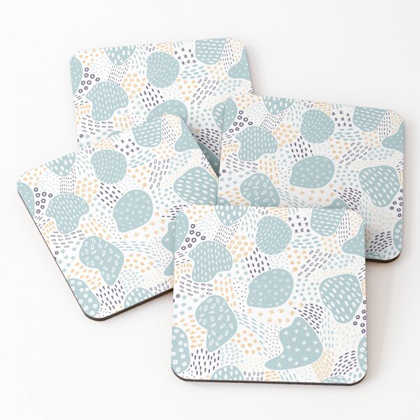 Item preview, Coastal Grandmother Abstract Pebbles  designed and sold by creativinchi.