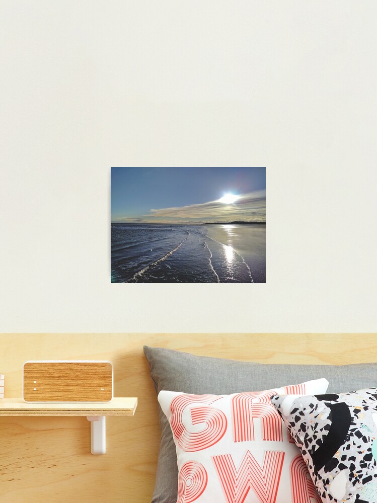 Thumbnail 2 of 3, Photographic Print, Sunny reflections on the sand designed and sold by Evcha.