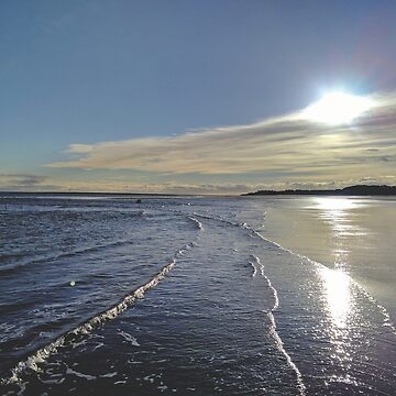 Artwork thumbnail, Sunny reflections on the sand by Evcha