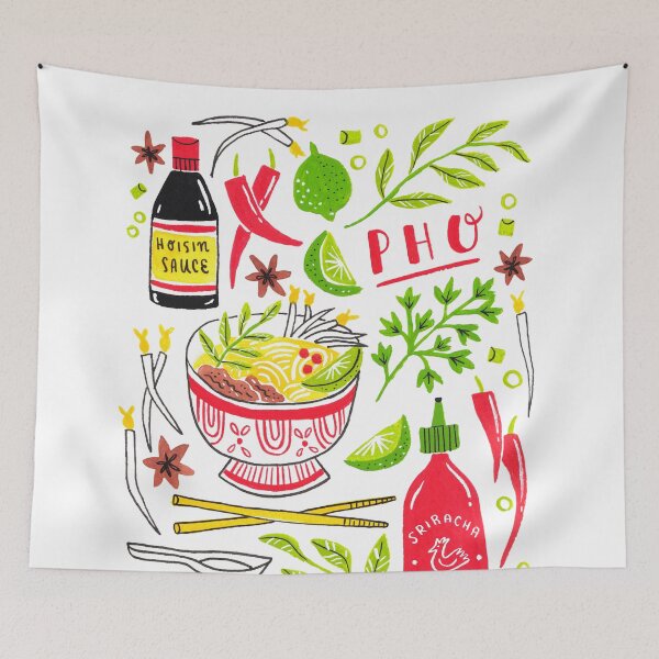 Item preview, Vietnamese Pho Soup Sriracha designed and sold by Van Huynh.