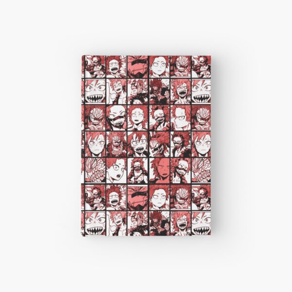 BNHA Kirishima collage - color version Hardcover Journal