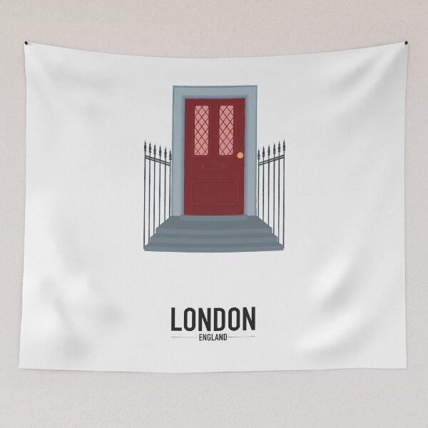 Item preview, The London House Illustration Poster designed and sold by Fernando G..