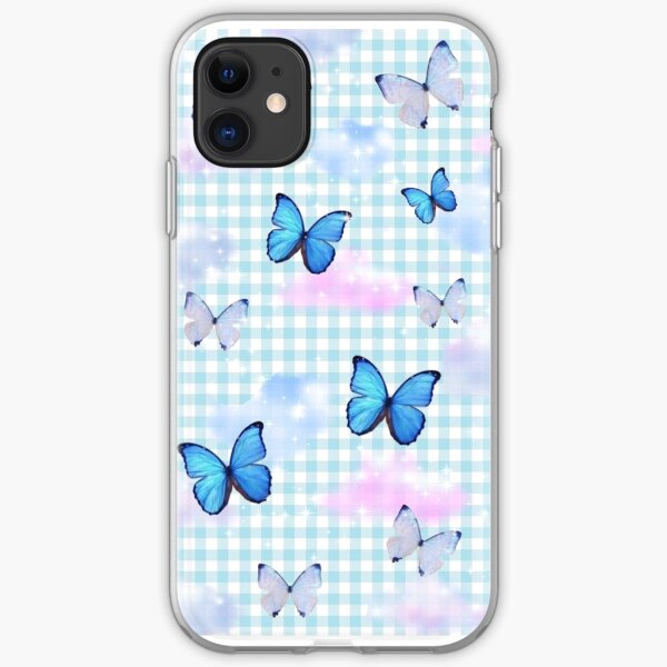 Blue Butterfly iPhone Soft Case