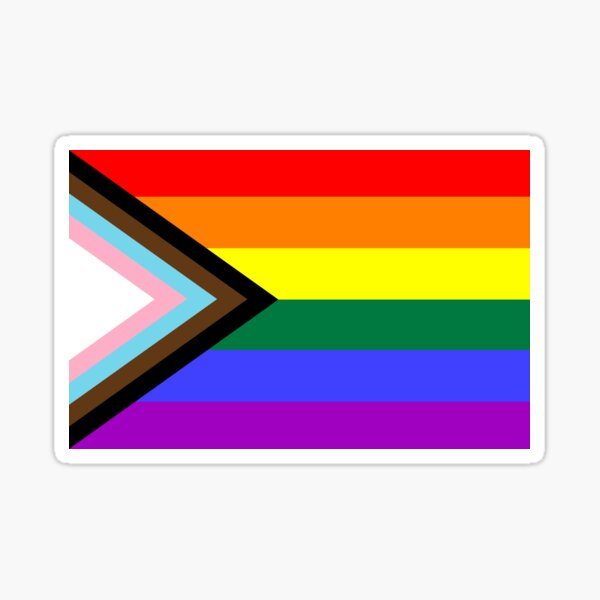 Item preview, Progress Pride Large Flag Print  designed and sold by SimplyPride.