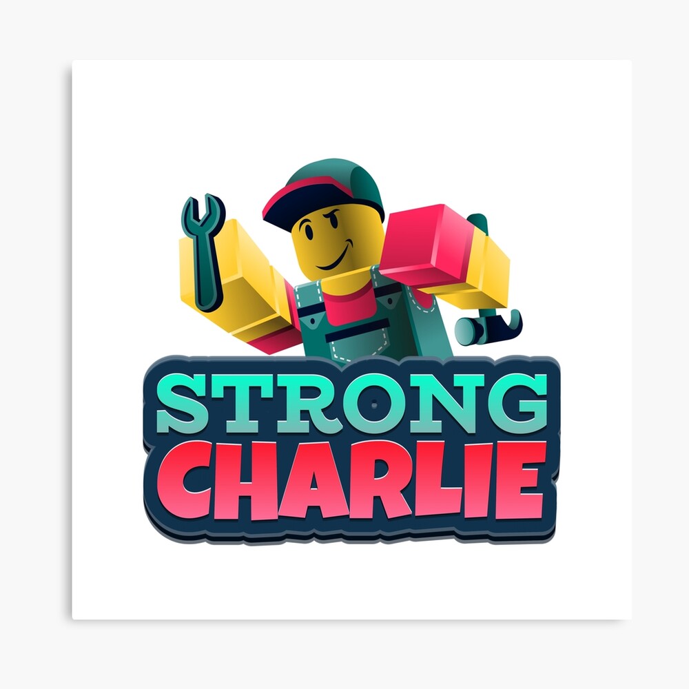 Strong Charlie Roblox Poster By Rhecko Redbubble - emo rebel roblox