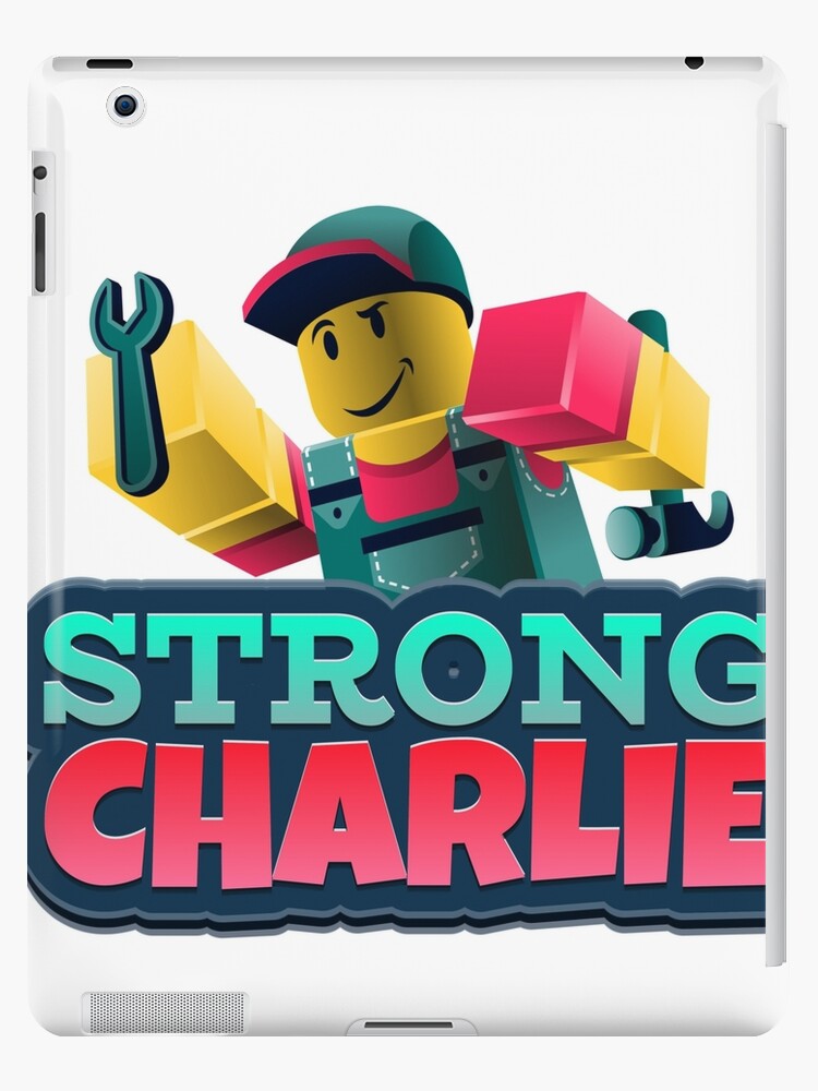 Strong Charlie Roblox Ipad Case Skin By Rhecko Redbubble - funny roblox flamingo memes