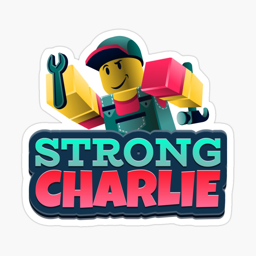Strong Charlie Roblox Spiral Notebook By Rhecko Redbubble - charlie charlie roblox game